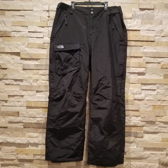North Face Womens XL Black Snowboard Snow Ski Waterproof Pants Ladies Suit TNF